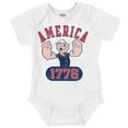 thumbnail image 1 of Popeye The Sailor Man America 1776 Romper Boys or Girls Infant Baby Brisco Brands NB, 1 of 6