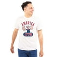 thumbnail image 1 of Popeye The Sailor Man America 1776 Unisex Plus Size Graphic Tee Brisco Brands 3X, 1 of 5