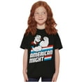 thumbnail image 1 of Popeye The Sailor Man American Might Crewneck T Shirts Boy Girl Teen Brisco Brands L, 1 of 6