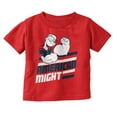 thumbnail image 1 of Popeye The Sailor Man American Might Toddler Boy Girl T Shirt Infant Toddler Brisco Brands 3T, 1 of 6