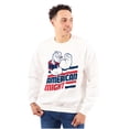 thumbnail image 1 of Popeye The Sailor Man American Might Unisex Plus Size Sweatshirt Brisco Brands 5X, 1 of 5