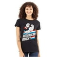 thumbnail image 1 of Popeye The Sailor Man American Might Women's T Shirt Ladies Tee Brisco Brands S, 1 of 5
