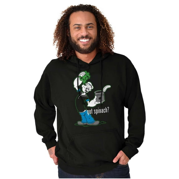 Popeye The Sailor Man Got Spinach Hoodie Sweatshirt Women Men Brisco Brands S