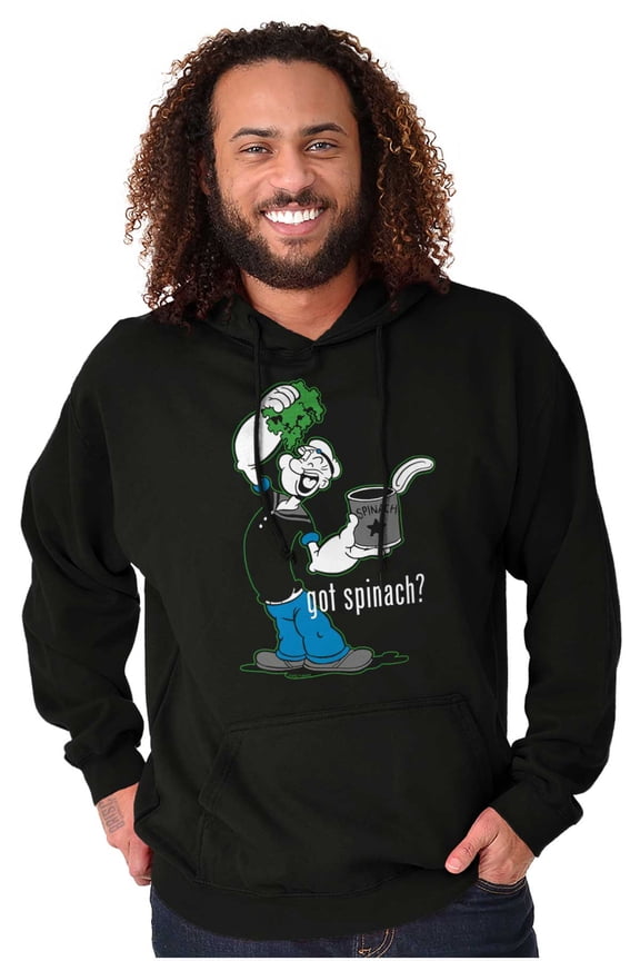 The Sailor Man Got Spinach Unisex Plus Size Hoodie Brisco Brands 3X