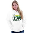 thumbnail image 1 of Popeye The Sailor Man Lucky St Paddys Hoodie Sweatshirt Women Men Brisco Brands M, 1 of 6