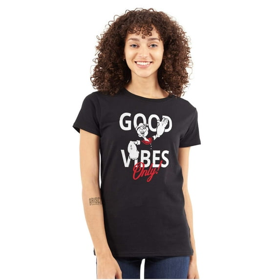Popeye The Sailor Man Positive Quote Women's Plus Size Shirt Brisco Brands 3X