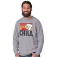 thumbnail image 1 of Popeye The Sailor Man Sleeping Chill Long Sleeve TShirt Men Women Brisco Brands S, 1 of 6