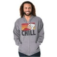 thumbnail image 1 of Popeye The Sailor Man Sleeping Chill Zip Up Hoodie Men's Women's Brisco Brands S, 1 of 6