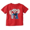 thumbnail image 1 of Popeye The Sailor Man USA Muscle Toddler Boy Girl T Shirt Infant Toddler Brisco Brands 2T, 1 of 6