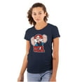 thumbnail image 1 of Popeye The Sailor Man USA Muscle Women's T Shirt Ladies Tee Brisco Brands S, 1 of 5