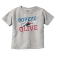 thumbnail image 1 of Popeye To My Olive Oyl Cute Couple Youth T Shirt Tee Girls Infant Toddler Brisco Brands 5T, 1 of 5