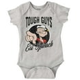 thumbnail image 1 of Popeye Tough Guys Eat Spinach Funny Bodysuit Jumper Boys Infant Baby Brisco Brands 12M, 1 of 6