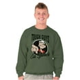 thumbnail image 1 of Popeye Tough Guys Eat Spinach Funny Men's Crewneck Sweatshirt Brisco Brands S, 1 of 6