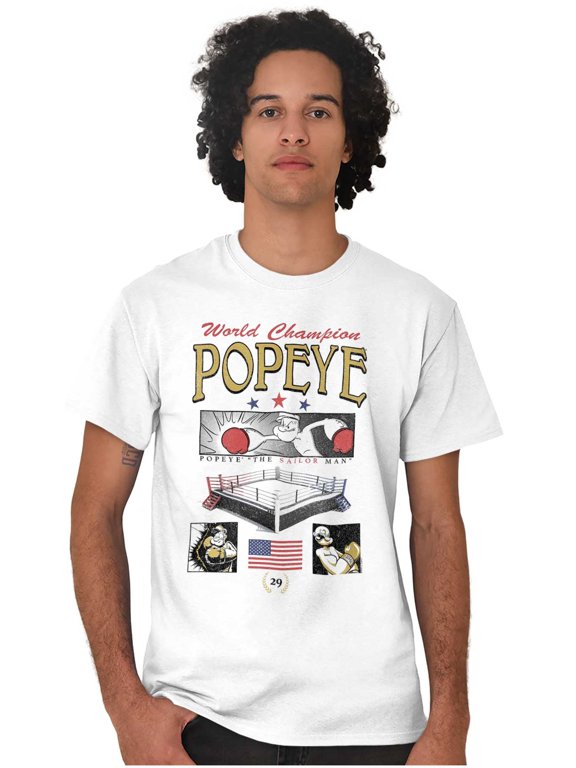 USA World Champion Boxer Men's Graphic T Shirt Tees Brisco Brands L