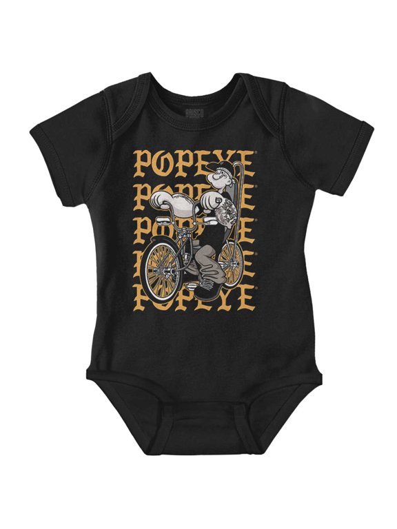 Urban Bicycle Biker Boss Romper Boys or Girls Infant Baby Brisco Brands 6M