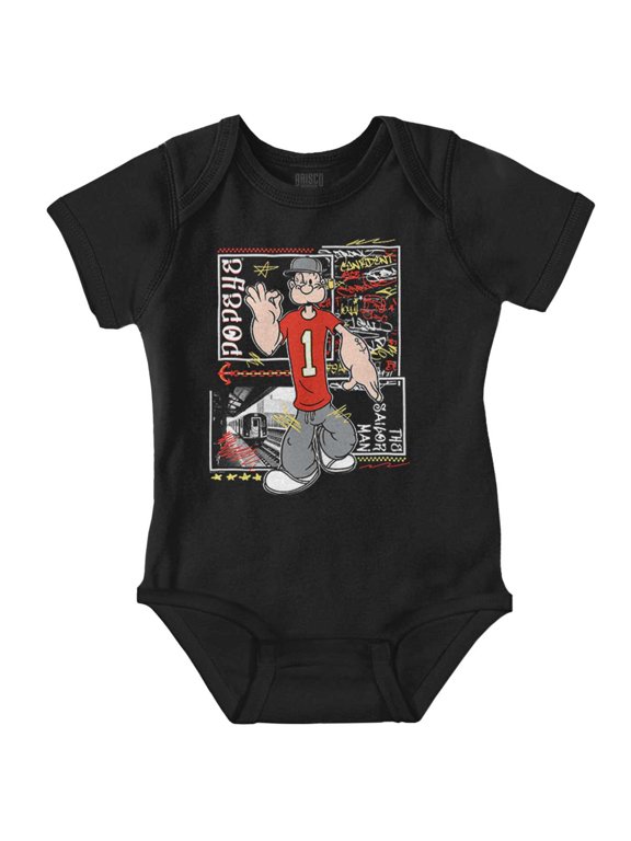 Urban Train Station Streetwear Romper Boys or Girls Infant Baby Brisco Brands 18M