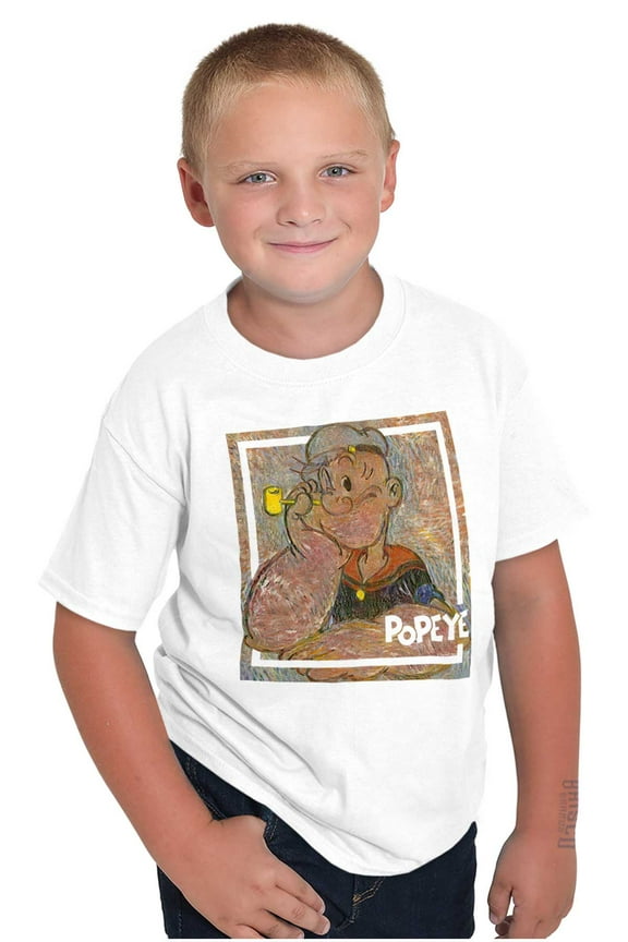 Van Gogh Modern Art Painting Crewneck T Shirts Boy Girl Teen Brisco Brands S