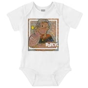 Popeye Van Gogh Modern Art Painting Romper Boys or Girls Infant Baby Brisco Brands 18M