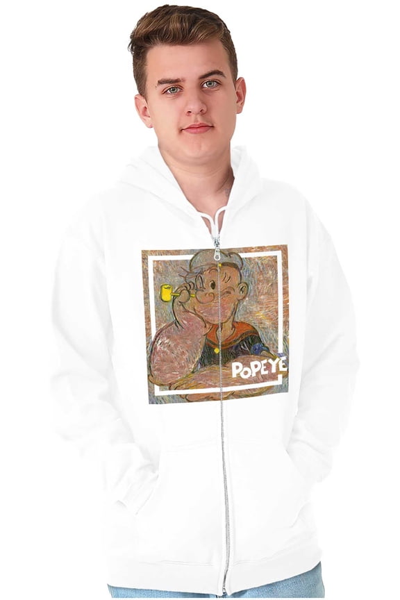 Van Gogh Modern Art Painting Zip Up Hoodie Men's Women's Brisco Brands S