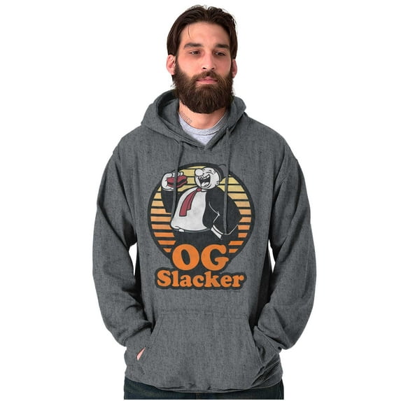 Popeye Wimpy OG Slacker Funny Retro Hoodie Sweatshirt Women Men Brisco Brands 3X