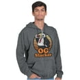 thumbnail image 1 of Popeye Wimpy OG Slacker Funny Retro Zip Up Hoodie Men's Women's Brisco Brands X, 1 of 6
