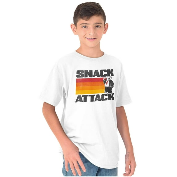 Popeye Wimpy Snack Attach Funny Retro Crewneck T Shirts Boy Girl Teen Brisco Brands L