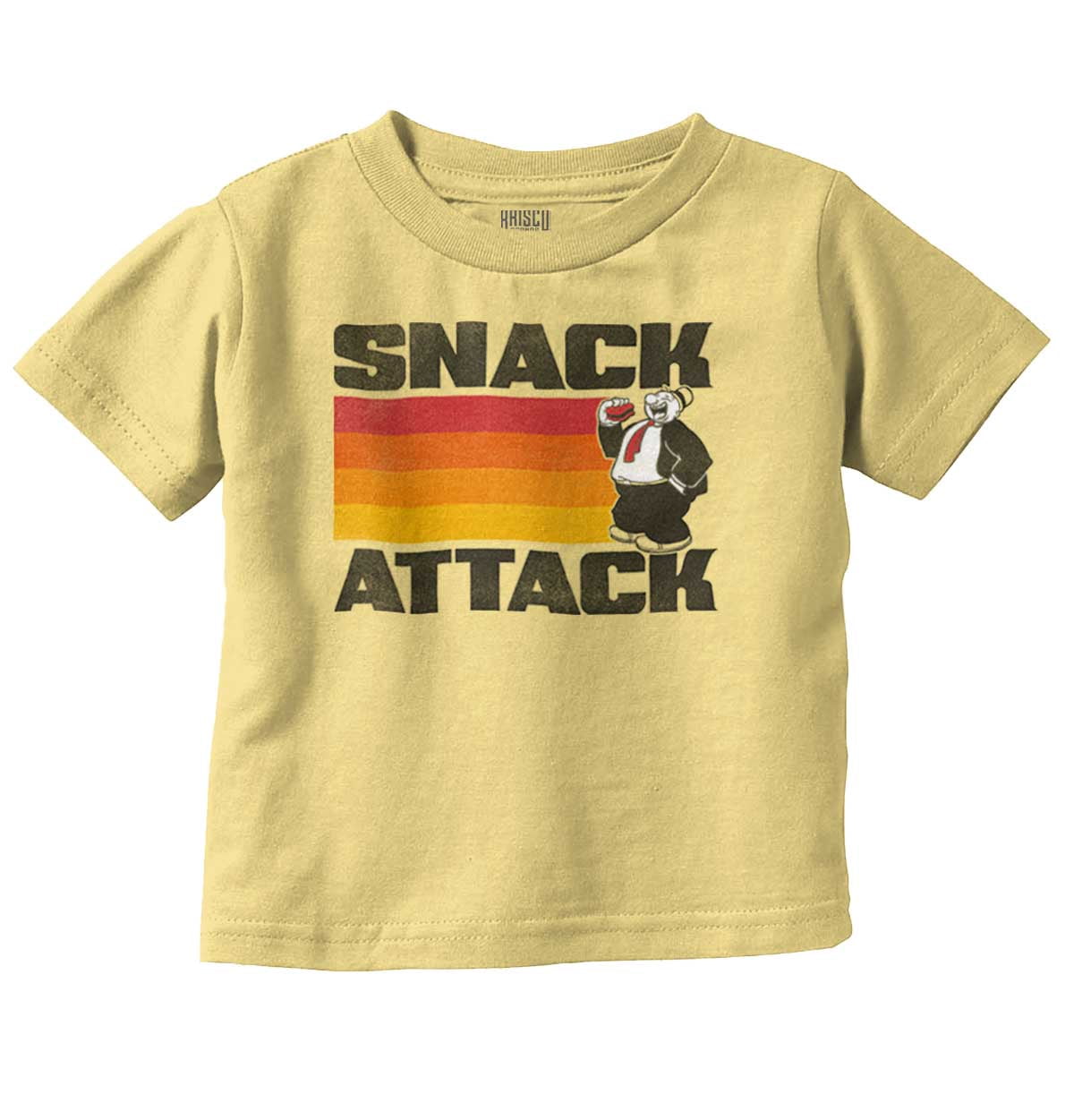 Popeye Wimpy Snack Attach Funny Retro Toddler Boy Girl T Shirt Infant ...