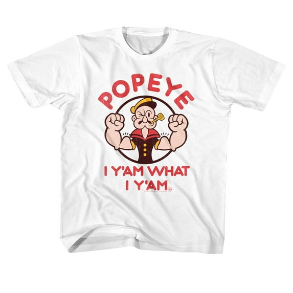 Popeye Y'Am White Youth T-Shirt