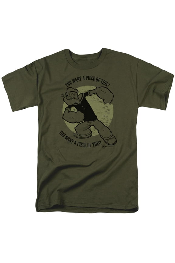 Popeye - You Want A Piece - Short Sleeve Shirt - Medium