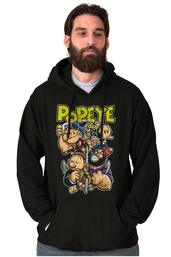 and Friends Anchor Cartoon Hoodie Sweatshirt Women Men Brisco Brands L