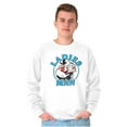 thumbnail image 1 of Popeye and Olive Oyl Ladies Man Funny Men Big & Tall Sweatshirt Brisco Brands 3X, 1 of 3