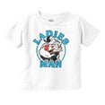 thumbnail image 1 of Popeye and Olive Oyl Ladies Man Funny Youth T Shirt Tee Boys Infant Toddler Brisco Brands 2T, 1 of 5
