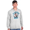 thumbnail image 1 of Popeye and Olive Oyl Ladies Man Funny Zip Hoodie Sweatshirt Men Brisco Brands M, 1 of 6