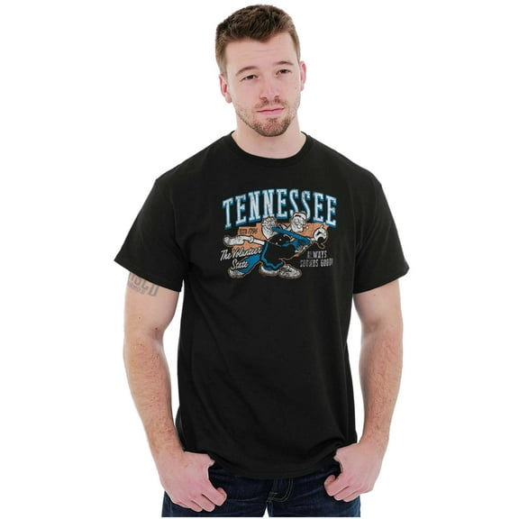 Popeye and Olive Oyl in Tennessee TN Men's Graphic T Shirt Tees Brisco Brands S