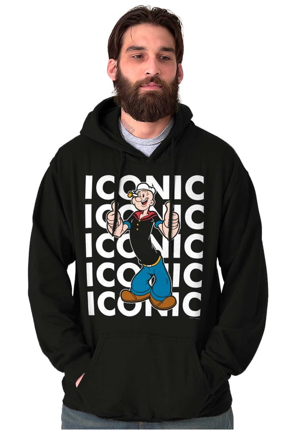 the Sailor Man Iconic Cartoon Unisex Plus Fleece Graphic Hoodie Brisco Brands 3X