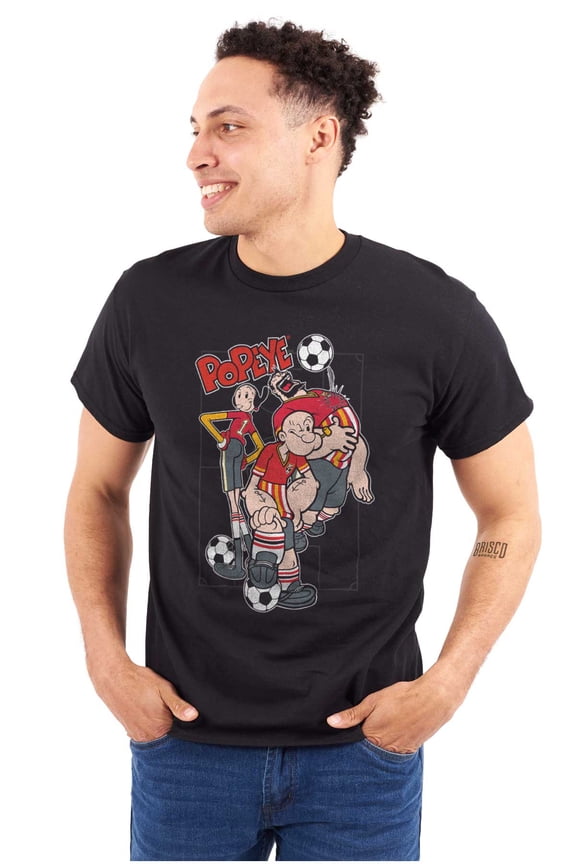 the Sailor Man Soccer Team Men's Graphic T Shirt Tees Brisco Brands S