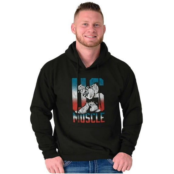 Popeye the Sailor Man US Muscle Funny Hoodie Sweatshirt Women Men Brisco Brands S
