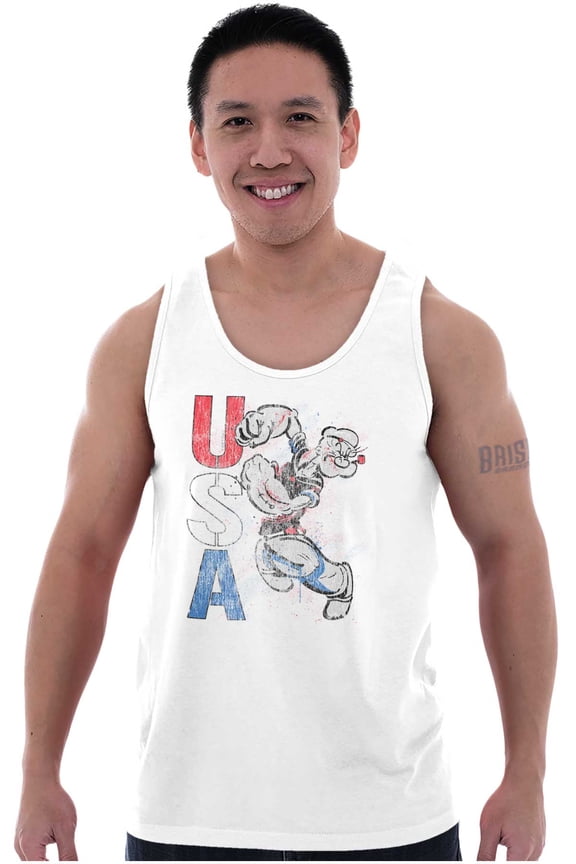 the Sailor Man USA Patriot Unisex Plus Size Tank Top Brisco Brands 3X