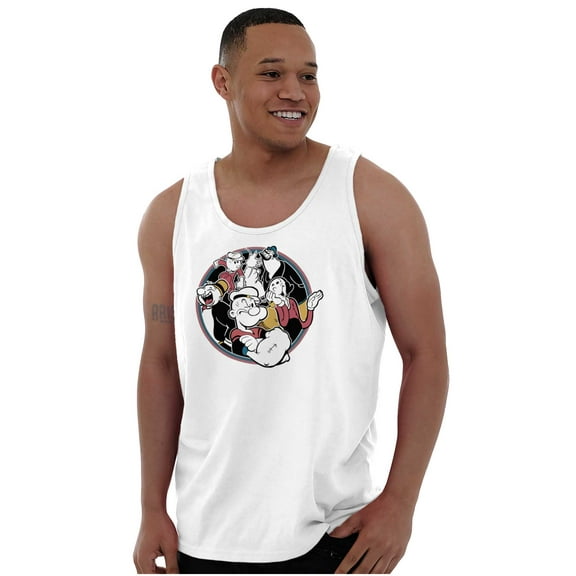 Popeye the Sailor Man and Friends Tank Top T Shirts Men Women Brisco Brands 2X