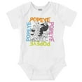 thumbnail image 1 of Popeye the Sailor Man with Friends Romper Boys or Girls Infant Baby Brisco Brands NB, 1 of 6