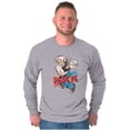thumbnail image 1 of Popeye the Sailor Retro Cartoon Comic Long Sleeve TShirt Men Women Brisco Brands S, 1 of 6