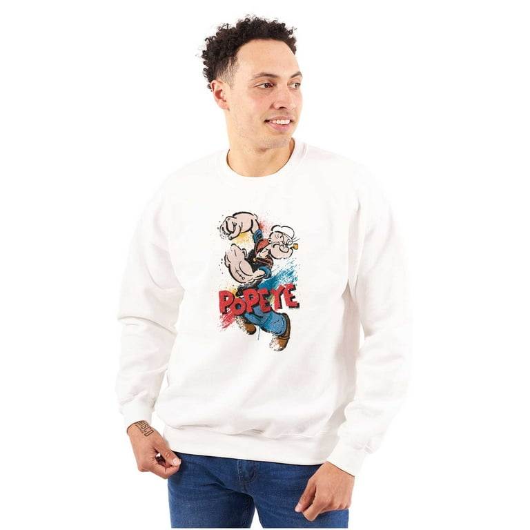 Vtg 90s Popeye buy cartoon sweatshirt L size