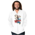 thumbnail image 1 of Popeye the Sailor Retro Cartoon Comic Unisex Plus Size Zip Hoodie Brisco Brands 2X, 1 of 5