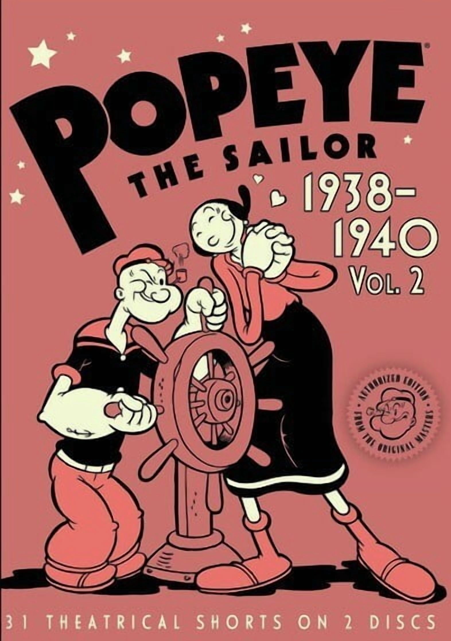 Warner Archives, DVD, Popeye the Sailor Volume 2 1938-1940