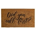 thumbnail image 1 of Popfeel Doormat 30x17 inches, Coir Welcome Mats, PVC Backing, Outdoor Funny Welcome Mat, Polyester, 1 of 3