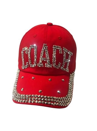 Popfizzy "Bling Boss" Rhinestone Baseball Cap For Women - Sparkly Denim Cap, Adjustable One Size 3 thumbnail image