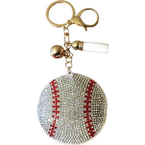 Popfizzy Bling Keychain Accessories for Women, Rhinestone Keychain, Car Keys Keychain Charms, Cool Purse Charms for Handbags
