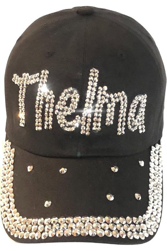 Bling Thelma Hat for Women, Rhinestone Bestie Gifts for Women, Best Friend Apparel, for Women