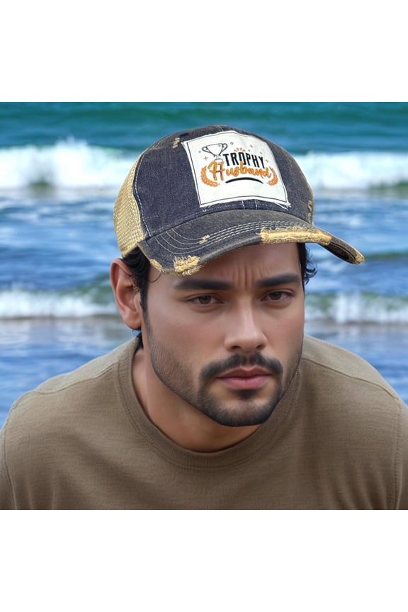Funny Trophy Husband Hat for Men, Husband Baseball Hat, Bride and Groom Hat, Gift for Husband Trophy Husband