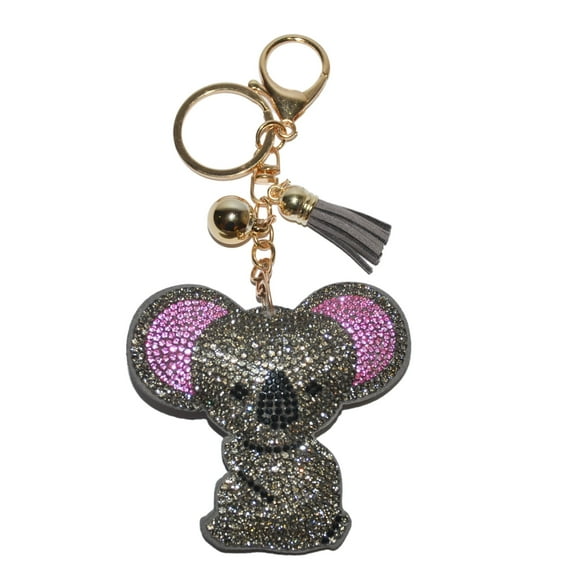 Koala Keychain Bling Backpack Charm Rhinestone Koala Bear Purse Charms
